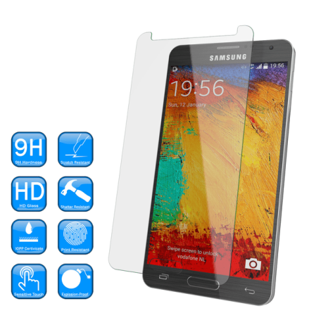 Samsung Galaxy Note 3 - HuTech Skrmskydd (Hrdat glas)