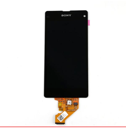Sony Xperia Z1 Compact OEM-LCD och Touchscreen SVART
