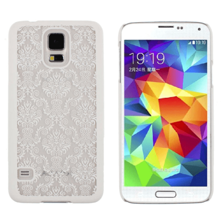 Stilrent Retroskal (Vintage Flower) fr Samsung Galaxy S5 VIT