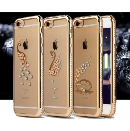 iPhone 7 - RHINESTONE Stilrent silikonskal (Pfgel-motiv)