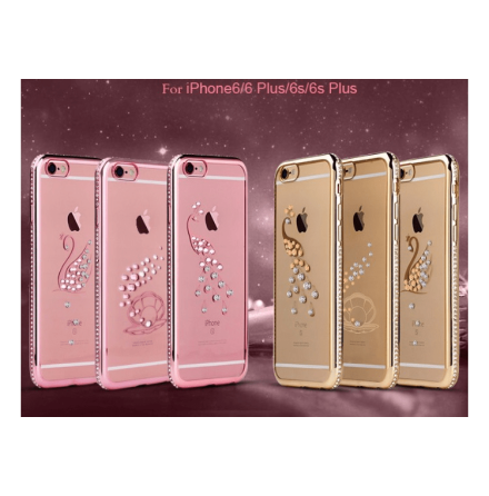 iPhone 7 Plus - RHINESTONE Stilrent silikonskal (Pfgel)