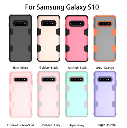Samsung Galaxy S10 - Praktiskt Skyddande Skal RUGGED ROBOT