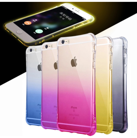 iPhone 6/6S- Elegant OMBRE silikonskal med extra tjock kant