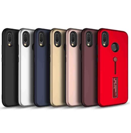 Huawei P20 Lite - Stilrent Sttdmpande Skal Silikonring 