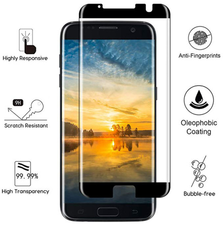Samsung Galaxy S7 Edge 3-PACK Skrmskydd CASE-F HD-Clear