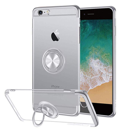 iPhone 6/6S PLUS - Stilrent Silikonskal med Ringhllare