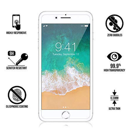 iPhone 7+ Skrmskydd 2-PACK Standard 9H Screen-Fit HD-Clear