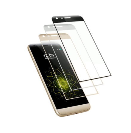 LG G5 - HeliGuard (2-PACK) EXXO-Skrmskydd med Ram 3D (HD-Clear)