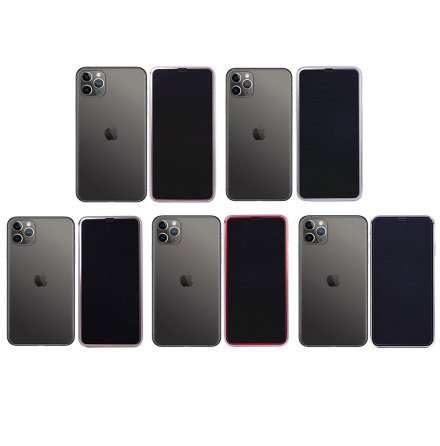 Skrmskydd 3D Aluminiumram iPhone 11 Pro Max 5-PACK
