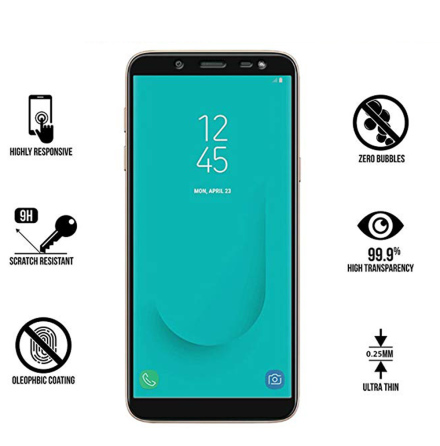 Samsung J6 2018 - 4-Pack HuTech Skrmskydd 2.5D