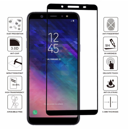 Samsung J6 2018 - 10-Pack HuTech Skrmskydd 2.5D