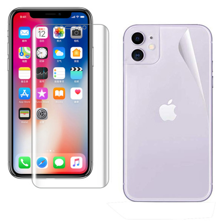 iPhone 11 Pro 2-PACK Skrmskydd Fram- & Baksida 9H Nano-Soft