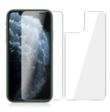 iPhone 11 Pro Max 2-PACK Fram- & Baksida 2.5D Skrmskydd 9H