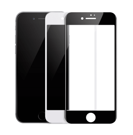 iPhone 6/6S 2-PACK Skrmskydd 2.5D Ram 9H HD-Clear Screen-Fit