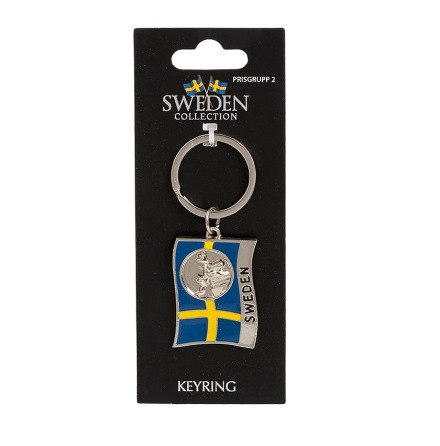 Nyckelring - Svenska Flaggan MYNT Souvenir