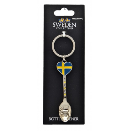 Nyckelring - Sweden Kapsylppnare