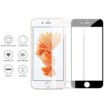 iPhone 6/6S Plus 2-PACK Skrmskydd 3D 9H HD-Clear