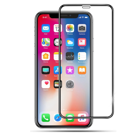iPhone X/XS Skrmskydd 2.5D Ram 9H 0,3mm