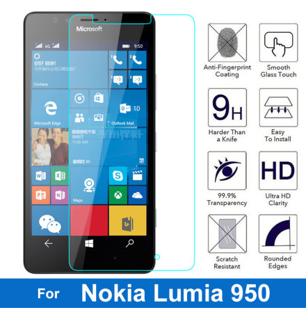 Nokia 950 Lumia (2-PACK) ProGuard Skrmskydd ORIGINAL