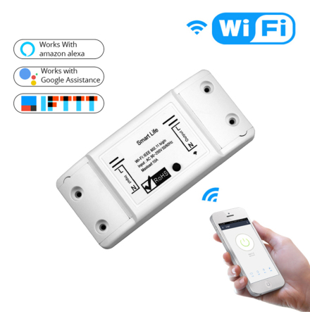 WiFi Smart Light Switch Universal Breaker Trdls Fjrrkontroll