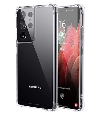 Samsung Galaxy S21 Ultra - Skyddsskal med Tjocka Hrn