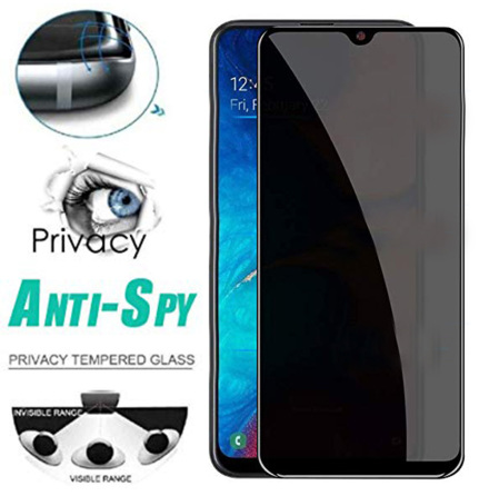 Galaxy A12 Anti-Spy Skrmskydd HD 0,3mm