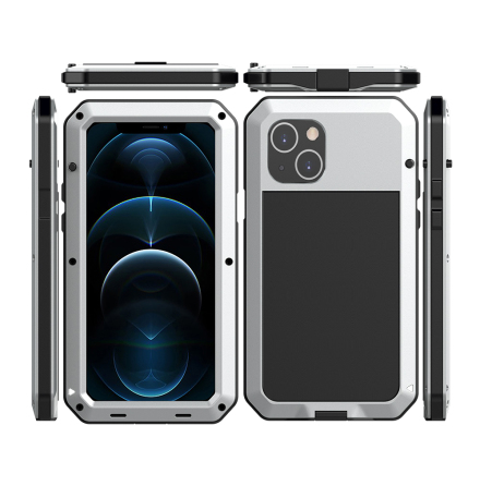 iPhone 15 plus - Skyddande HEAVY DUTY Aluminium Skal