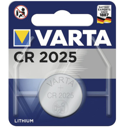  CR2025 Varta Knappcell Lithium 3V (2p, 2st)