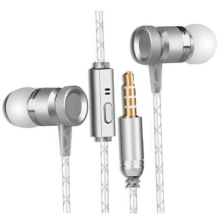 TOMKAS In-ear Metallic Earphone With Mic In-line Control ORGINAL