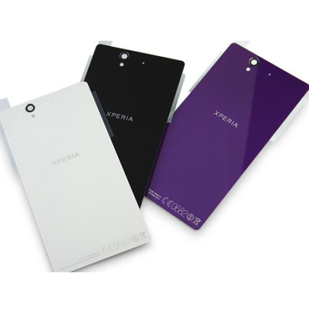Sony Xperia Z Batterilucka (Baksida) Svart/Vit/Lila