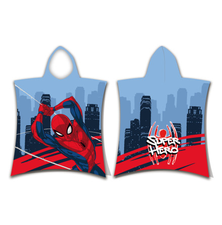 Spiderman Strandhandduk Poncho