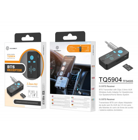 Techancy Bluetooth Biladapter - Strmma Musik Trdlst i Bilen