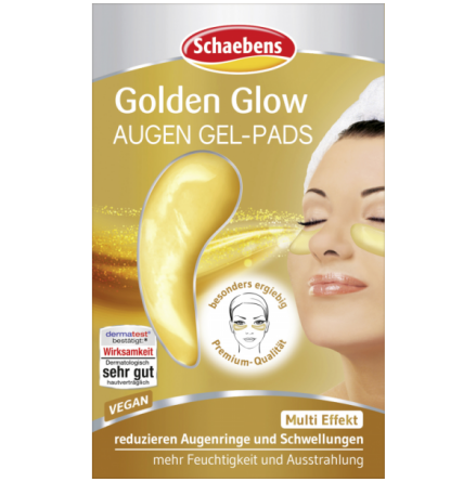 gongelepads frn Schaebens - Gold Glow (Vegan) - 4-Pack (8st Pads)