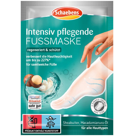 Schaebens Intensive Care Foot Mask - Intensiv vrd fr dina ftter