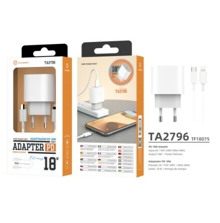 Presterande Snabbladdare Adapter + 1m Kabel Lightning iPhone