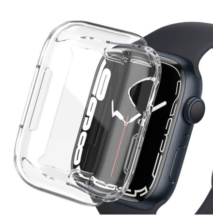 Apple Watch Series 7/8 41/45mm TPU Skal - Ultimat Skydd och Transparent Design