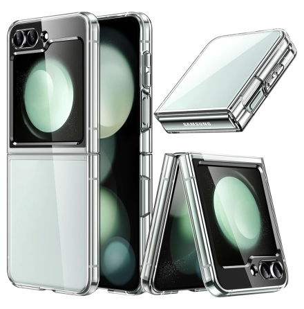 Samsung Galaxy Z Flip 6 - Transparent Slitstark Skyddsskal 