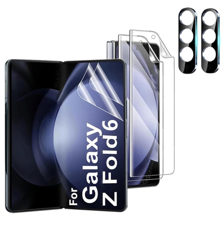 Samsung Galaxy Z Fold 6 Hydrogel & 2.5D kameralinsskydd i ett komplett paket!