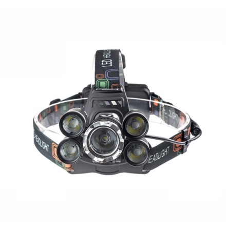 7200 LUMEN Kraftig  5 LED pannlampa CREE XML-T6 