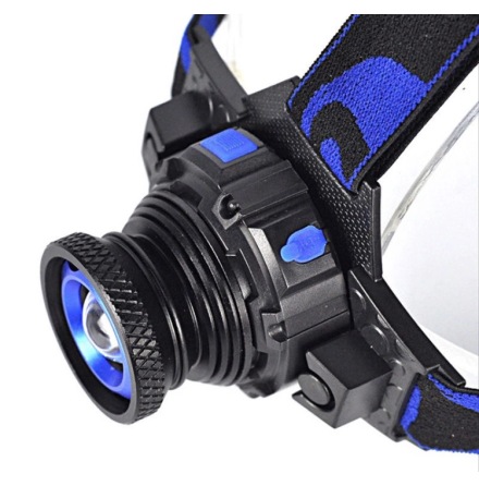 Pannlampa 2000 Lumen CREE XML-Q5 DX1, Uppladdningsbar