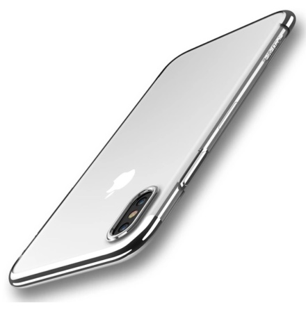 iPhone X - Elegant Silikonskal Frn FLOVEME