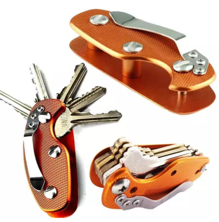 Praktisk Keyorganizer (smart nyckelring) - Aluminium