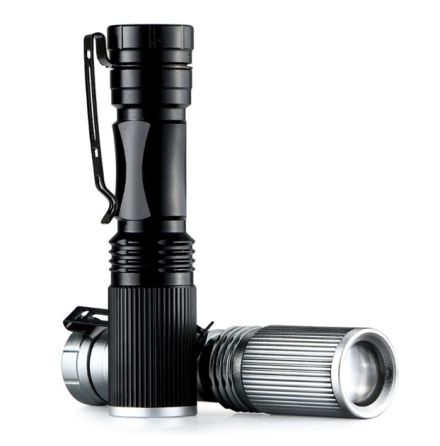 MINI CREE Q5 ficklampa 2000 Lumens Led, ZOOMBAR, WATERPROOF