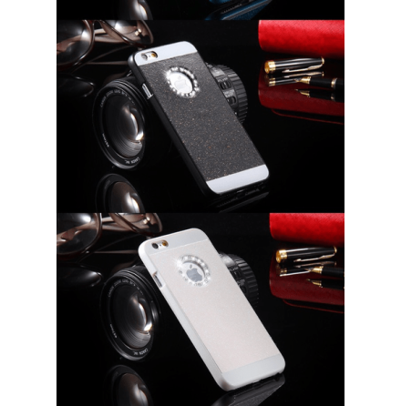 Stilrent skal (GLAMOROUS) fr iPhone 6/6S  SVART