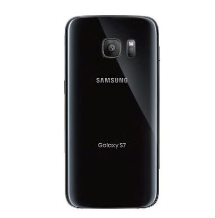 Galaxy S7 Edge Baksida Batterilucka  (SVART)