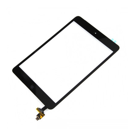 iPad Mini Glasskrm SVART inklusive Homeknapp & Skrmskydd