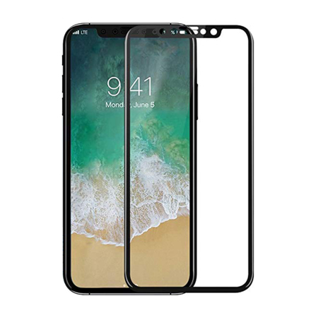 2-PACK HuTechs Carbon-Skrmskydd fr iPhone X/XS