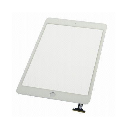 iPad Mini Glasskrm VIT inklusive Homeknapp & Skrmskydd